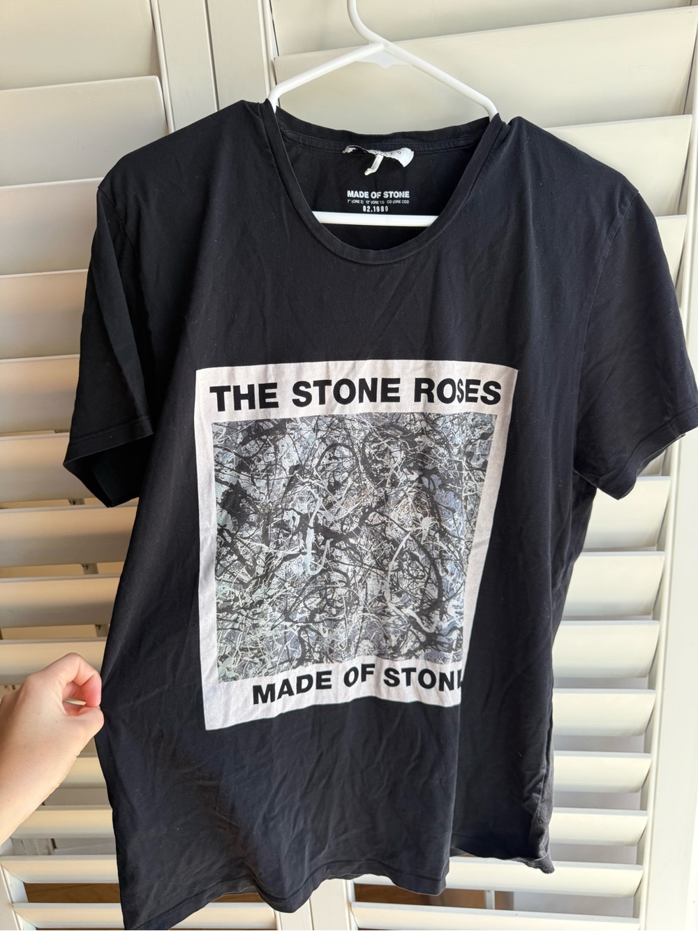 The Stone Roses Black Graphic T‑Shirt sz S/M